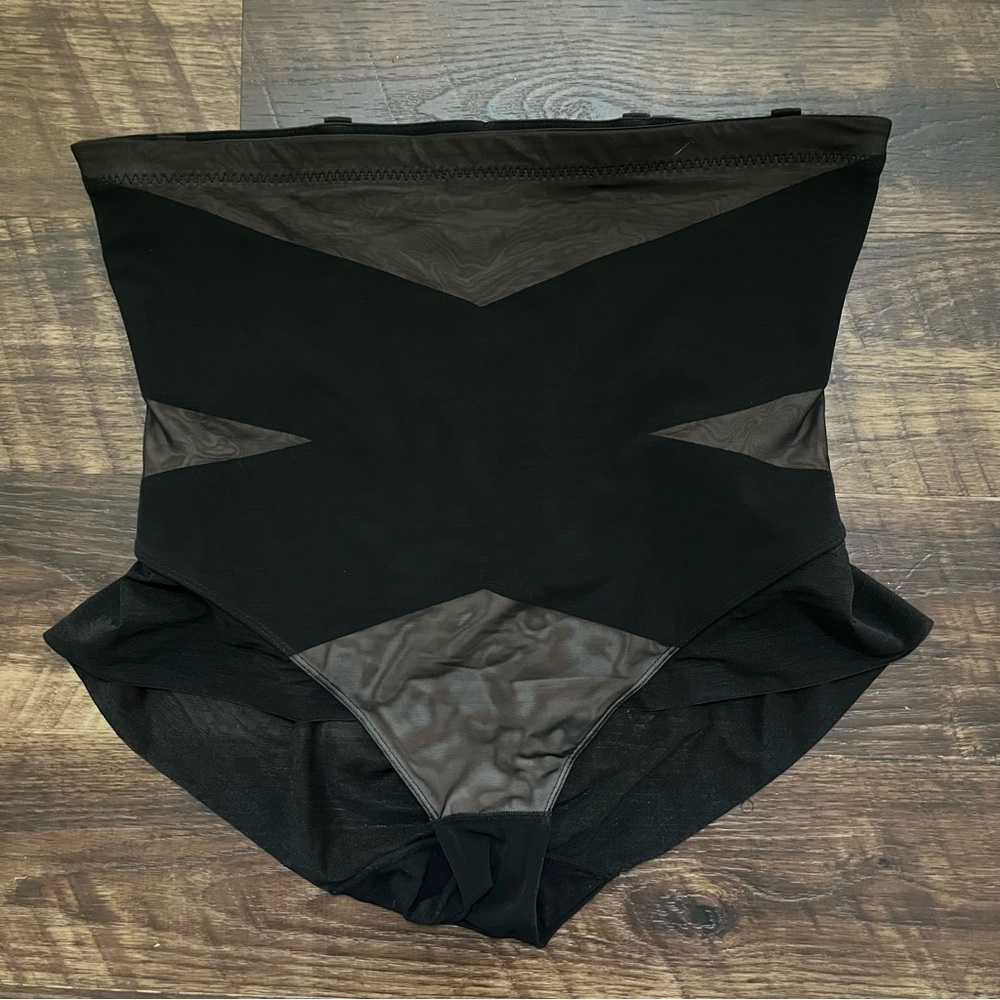 Honeylove sculpt wear superpower brief shapewear black compression shaping 3X
